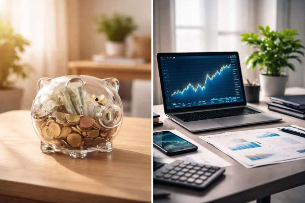 découvrez la différence entre épargne et investissement, leurs objectifs, avantages et comment choisir la meilleure option pour faire fructifier votre argent.