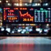 la bourse de paris chute fortement sous l'effet de la montée spectaculaire des prix du pétrole, tandis que le secteur bancaire montre des signes de ralentissement.
